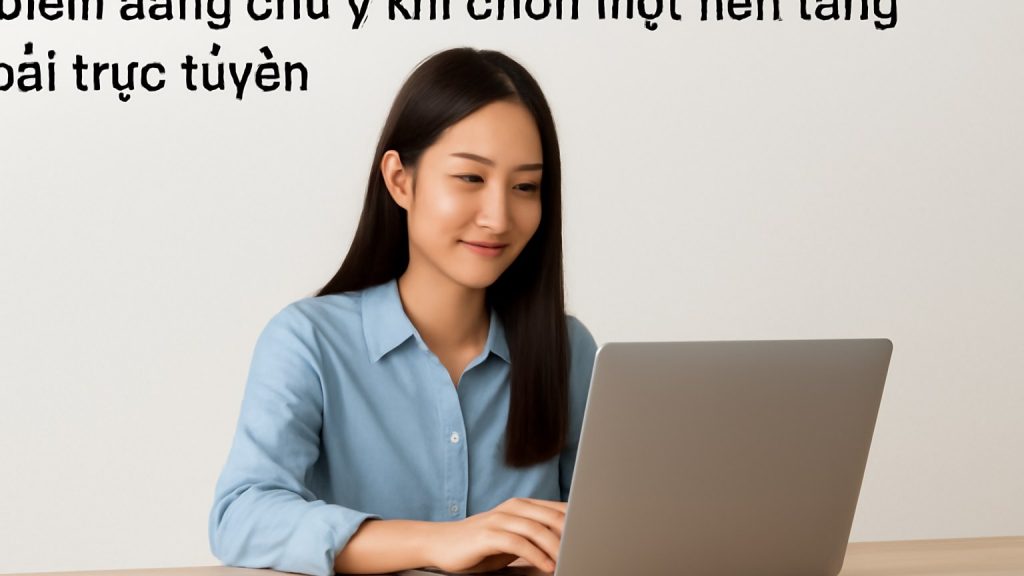Điểm đáng chú ý khi chọn một nền tảng bài trực tuyến Minh họa: Điểm đáng chú ý khi chọn một nền tảng bài trực tuyến