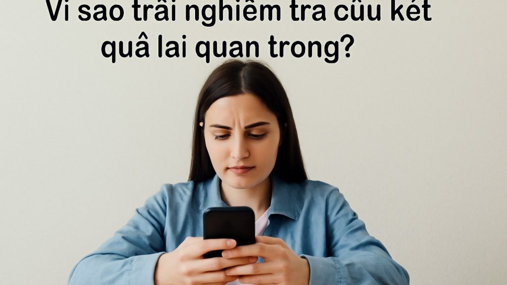 Minh họa: Vì sao trải nghiệm tra cứu kết quả lại quan trọng?