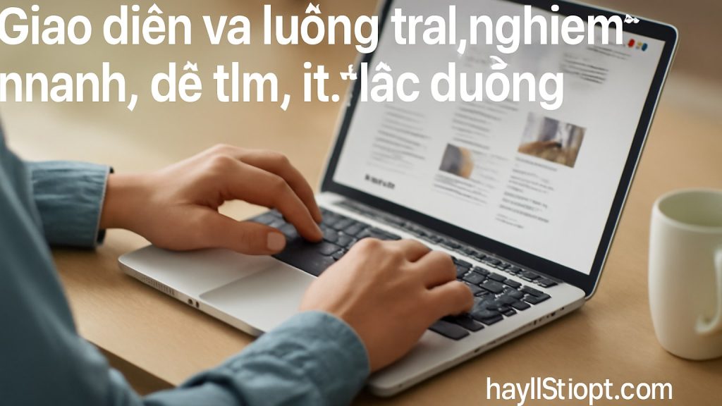 Minh họa: 1) Giao diện và luồng trải nghiệm: nhanh, dễ tìm, ít “lạc đường”