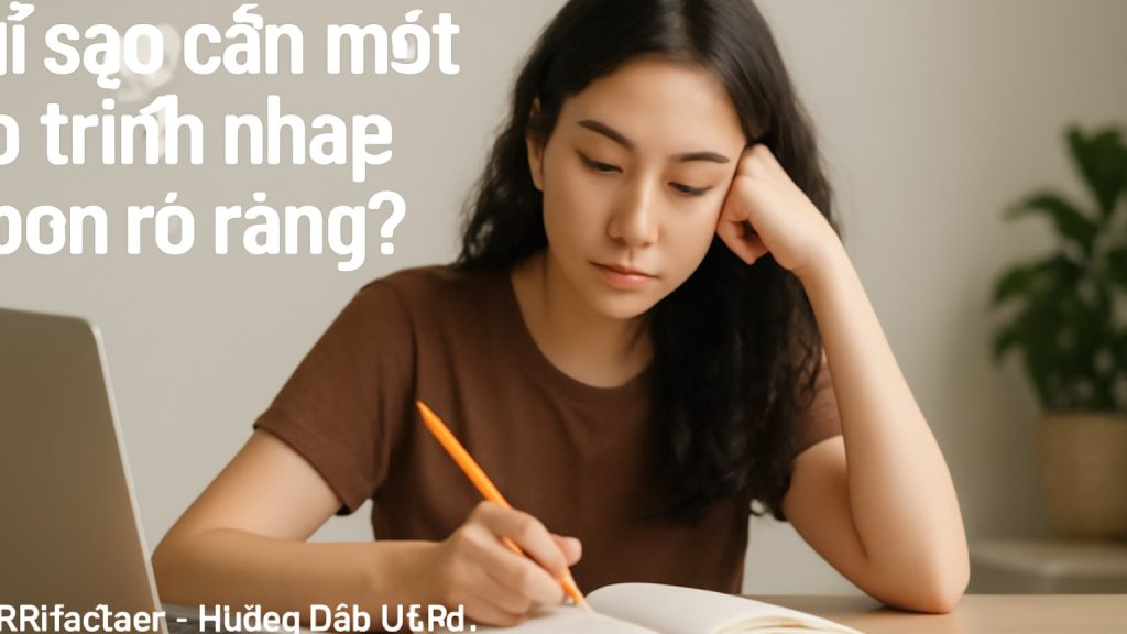 Minh họa: Vì sao cần một lộ trình nhập môn rõ ràng?